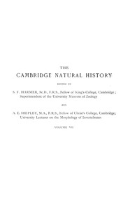 The Cambridge natural history, Vol. 07 (of 10) by George Albert Boulenger