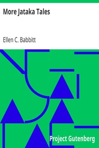More Jataka Tales by Ellen C. Babbitt