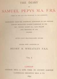 Quotes and Images From The Diary of Samuel Pepys by Samuel Pepys
