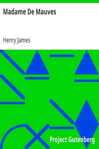 Madame De Mauves by Henry James