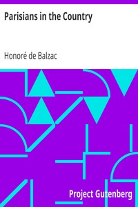 Parisians in the Country by Honoré de Balzac
