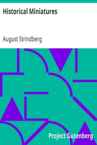 Historical Miniatures by August Strindberg