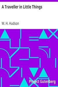 A Traveller in Little Things by W. H. (William Henry) Hudson