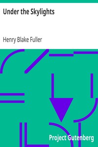 Under the Skylights by Henry Blake Fuller