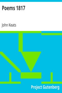 Poems 1817 by John Keats