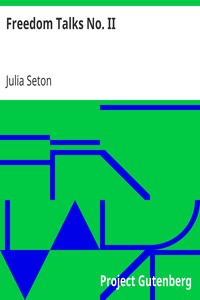 Freedom Talks No. II by Julia Seton