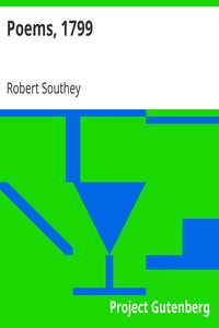 Poems, 1799 by Robert Southey