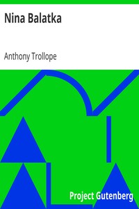 Nina Balatka by Anthony Trollope