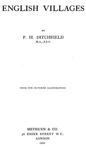 English Villages by P. H. (Peter Hampson) Ditchfield