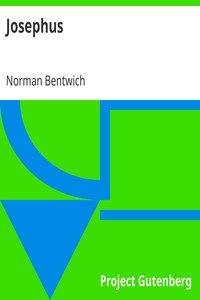 Josephus by Norman Bentwich