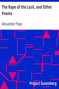 The Rape of the Lock, and Other Poems by Alexander Pope