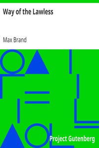 Way of the Lawless by Max Brand
